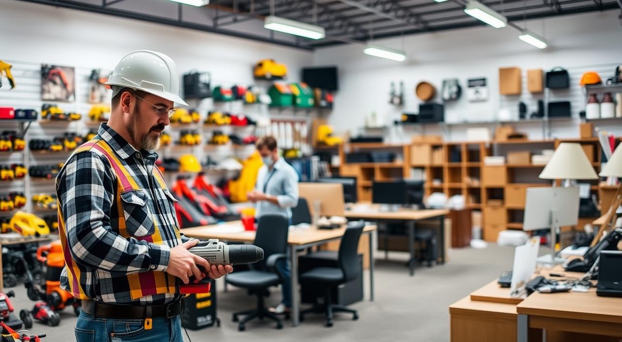 Aluguel de objetos e equipamentos